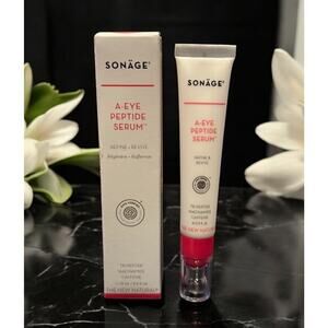 SONAGE A-Eye Peptide Serum .5 Fl Oz / 15 mL NEW IN BOX